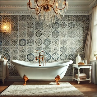 Clawfoot Bath for Full-Body Water Coverage