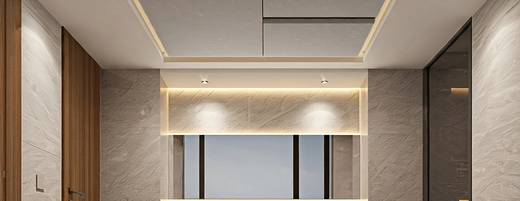 Bottom Left Bathroom Ceiling