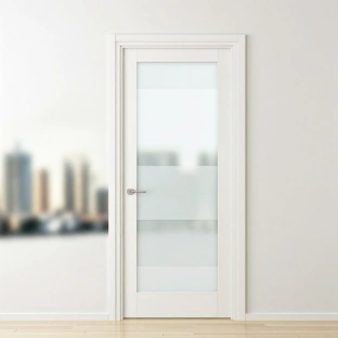 Functional with window door for enhanced natural light