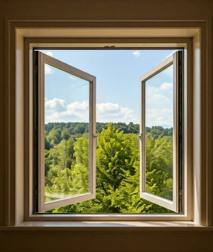 Energy-efficient casement window for optimal ventilation and style