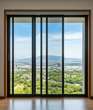 Space-saving sliding window for modern, efficient ventilation