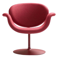 Tulip inspired swivel chair for cozy corners