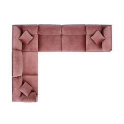 Modular sectional sofa for spacious living rooms