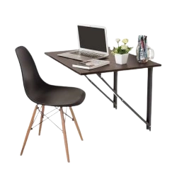 Wall mounted drop down study desk for small rooms