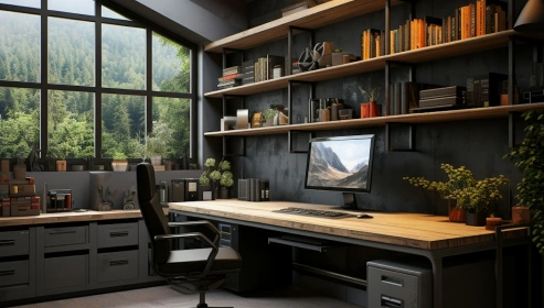  Study Table in White Colour With Storage