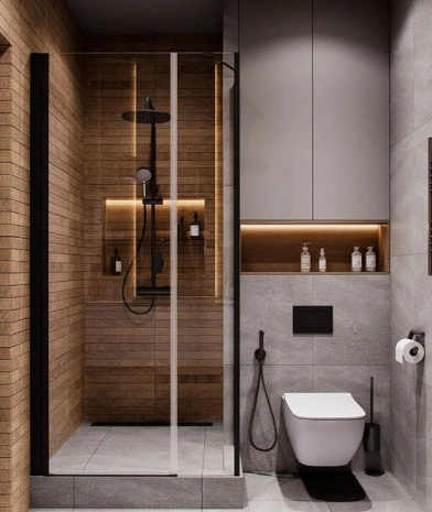 Luxurious Bathroom Design with Functional Fixtures
