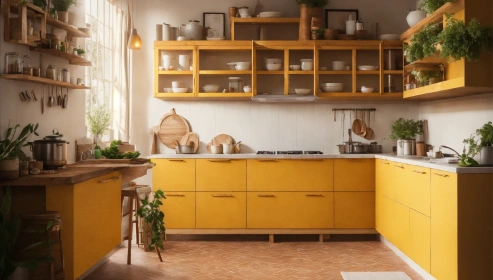 U-Shaped Kitchen
