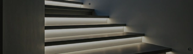 Modern staircase lighting design