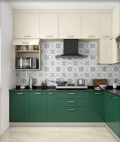 modern l shaped kitchen