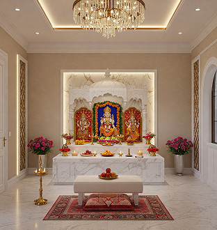 Guest Bedroom with Wardrobe, Loft storage, Dressing unit, Study desk with bookshelf