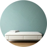 Semi-gloss paint finish with a smooth, slightly shiny surface