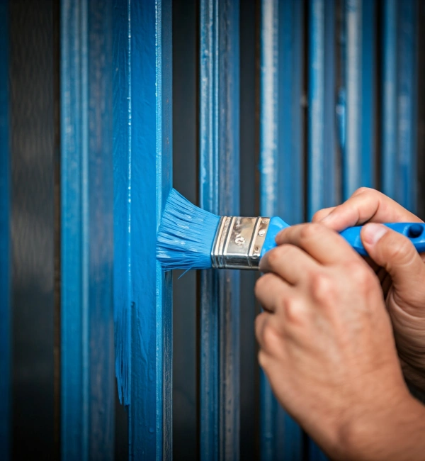 Durable metal enamel paint for smooth finish