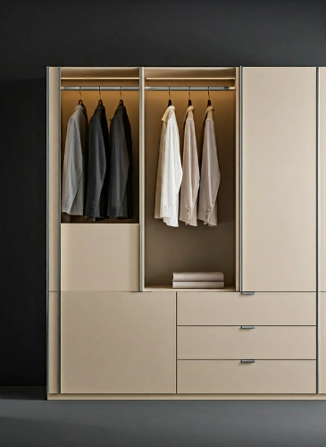 3 Door Wardrobe In Santano Oak & Bamboo Flute Colour In Melamine Finish