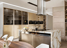 Kitchen with island