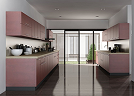 Compact parallel kitchen