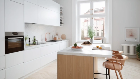 Straight Kitchen