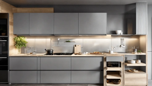 Straight Kitchen