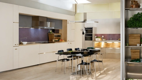 Straight Kitchen