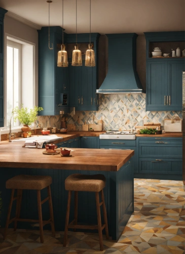 U-Shaped Kitchen