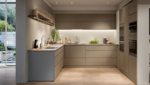 U-Shaped Kitchen