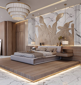 Master Bedroom with Wardrobe, Loft storage, Dressing unit