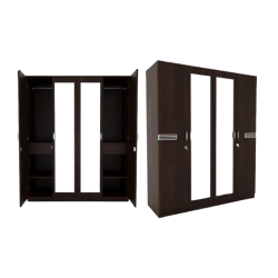Spacious 4-door wardrobe with ample storage space