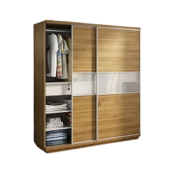 Sliding door wardrobe with modern design and storage
